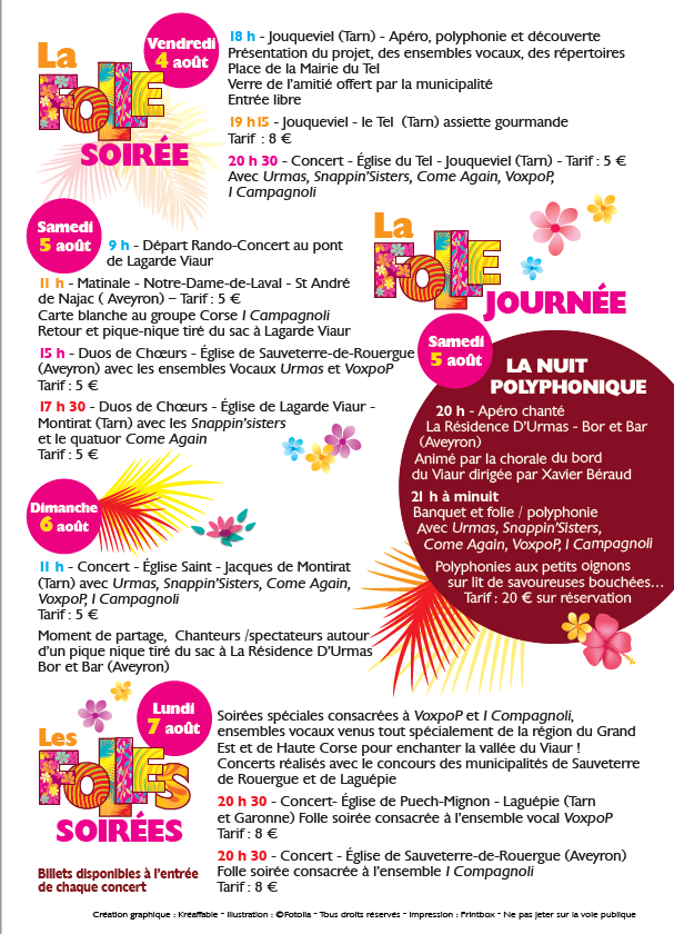 programme des folles journées polyphoniques 2016